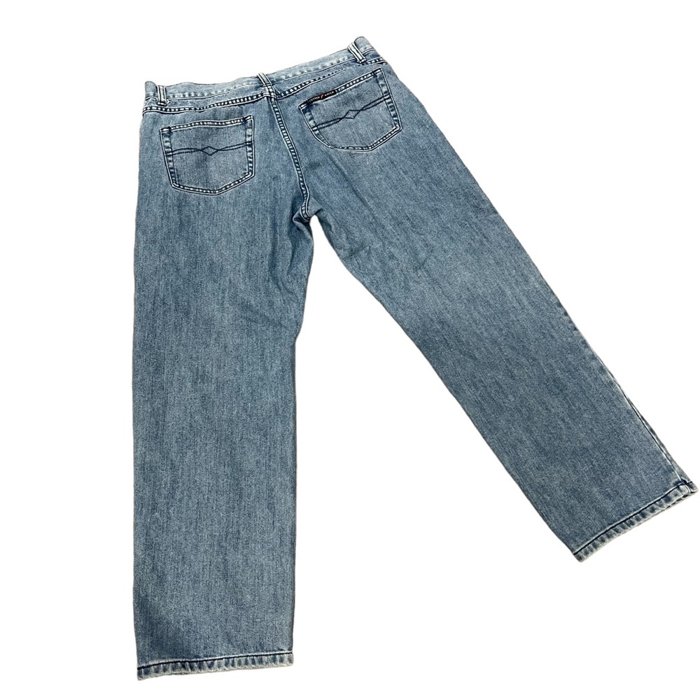 MENS CUTTER & BUCK NORMAL WASH JEANS DENIM SIZE 36 x 30 STRAIGHT LEG JEAN SUMMER - Picture 4 of 16